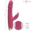 Intense - Chloe Vibratore Multifunzione 3 in 1 Rosso 6 Intense - Chloe Vibratore Multifunzione 3 in 1 Rosso 6