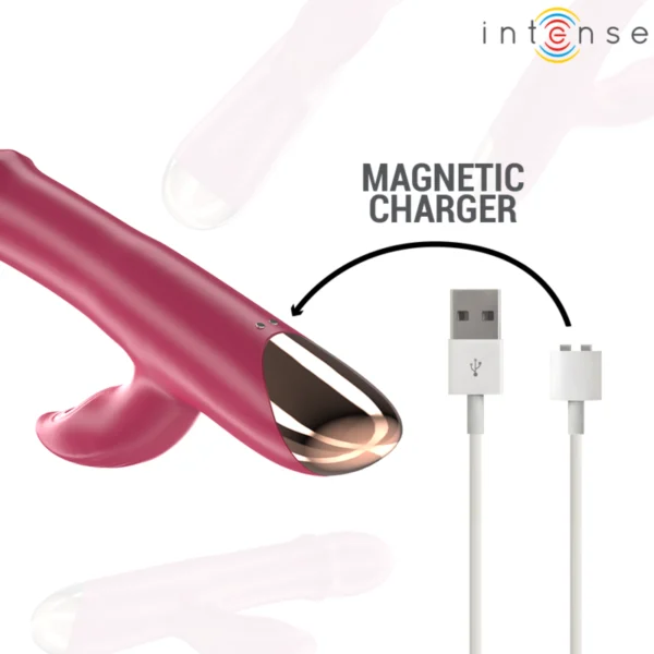 Intense - Chloe Vibratore Multifunzione 3 in 1 Rosso 7 Intense - Chloe Vibratore Multifunzione 3 in 1 Rosso 7
