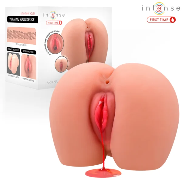 Intense First Time - Ariana Virgin Vibratore Masturbatore con Sanguinamento 2