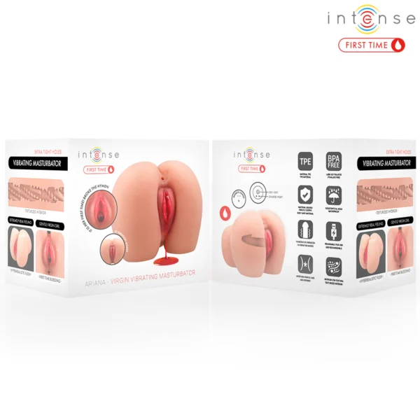 Intense First Time - Ariana Virgin Vibratore Masturbatore con Sanguinamento 3