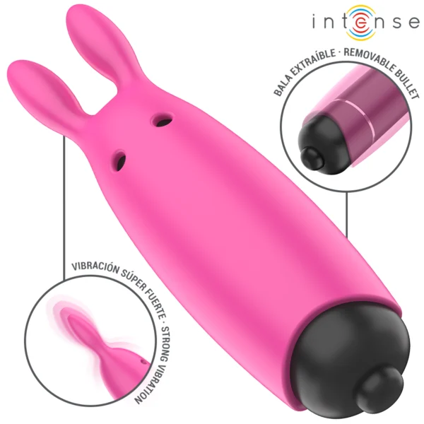 Intense - Hopper Rosa Vibrante Bullet 8,3 X 2,4 cm 4 Intense - Hopper Rosa Vibrante Bullet 8,3 X 2,4 cm 4