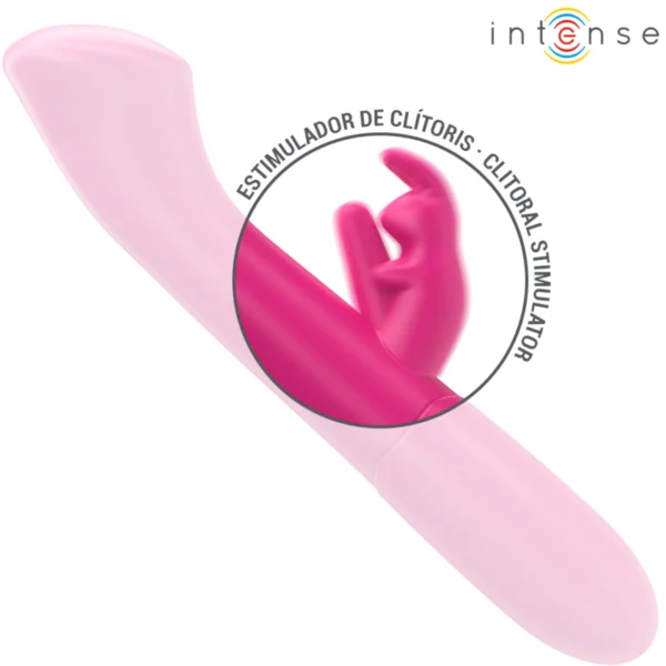 Intense - Julieta Vibratore Coniglio 18,6 cm 10 Vibrazioni Rosa 6