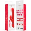 Intense - Lele Vibratore Multifunzione Rotante e Oscillante e Stimolante Rosso 8