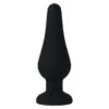 Intense - Plug Anale Pipo M Silicone Nero 11 cm 2
