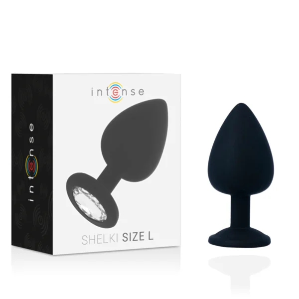Intense - Plug Anale Shelki L Nero 2 Intense - Plug Anale Shelki L Nero 2