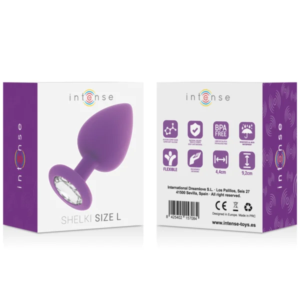 Intense - Shelki L Plug Anale Lilla 6