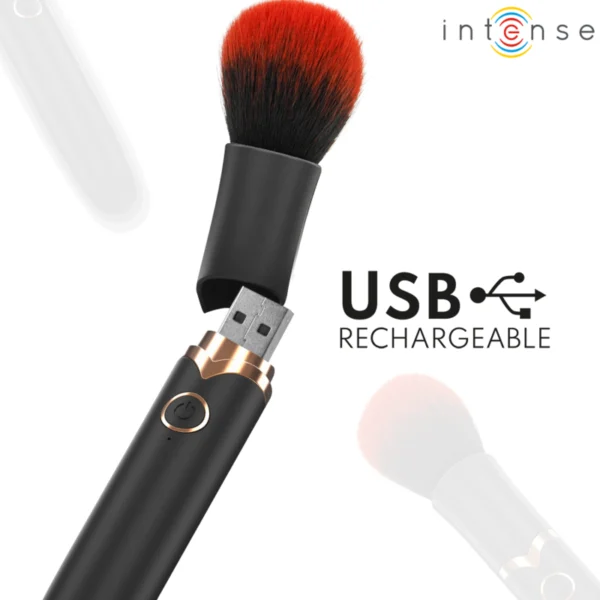 Intense - Spazzola Vibrante Emilia 10 Vibrazioni 16 cm 3 Intense - Spazzola Vibrante Emilia 10 Vibrazioni 16 cm 3