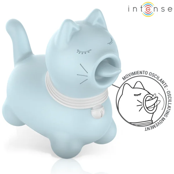 Intense - Stimolatore Duchess con Lingua Rotante 360º Blu 3 Intense - Stimolatore Duchess con Lingua Rotante 360º Blu 3