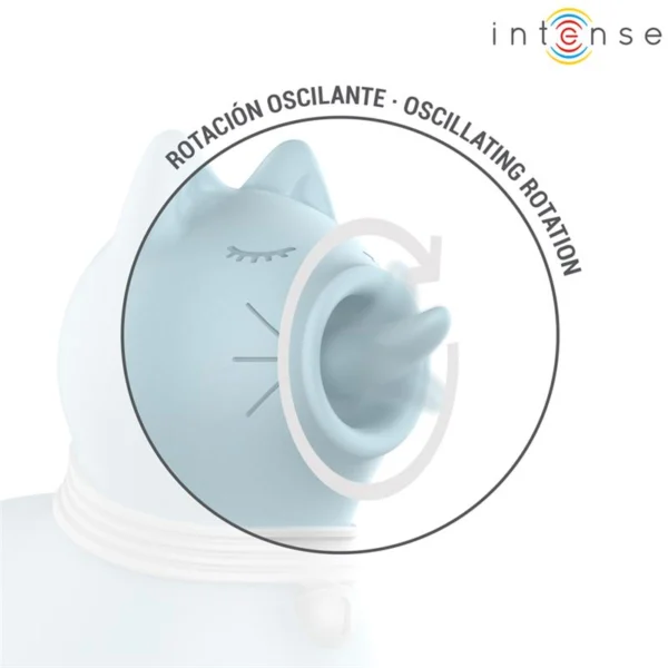 Intense - Stimolatore Duchess con Lingua Rotante 360º Blu 5 Intense - Stimolatore Duchess con Lingua Rotante 360º Blu 5