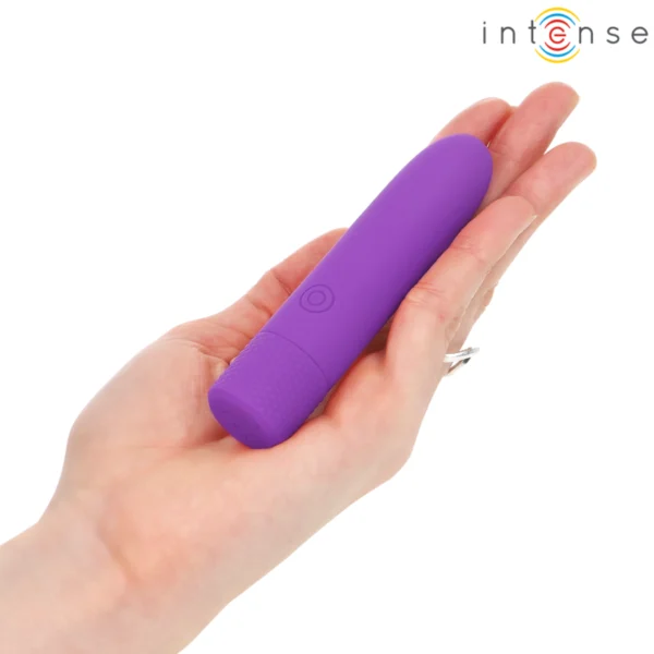 Intense - Symone Bullet Vibrante Ricaricabile USB 8 Vibrazioni Viola 10 X 2,2 cm 6