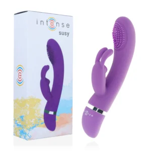 Intense - Vibratore Oscillante in Silicone Rabbit Lilla Susy Intense - Vibratore Oscillante in Silicone Rabbit Lilla Susy