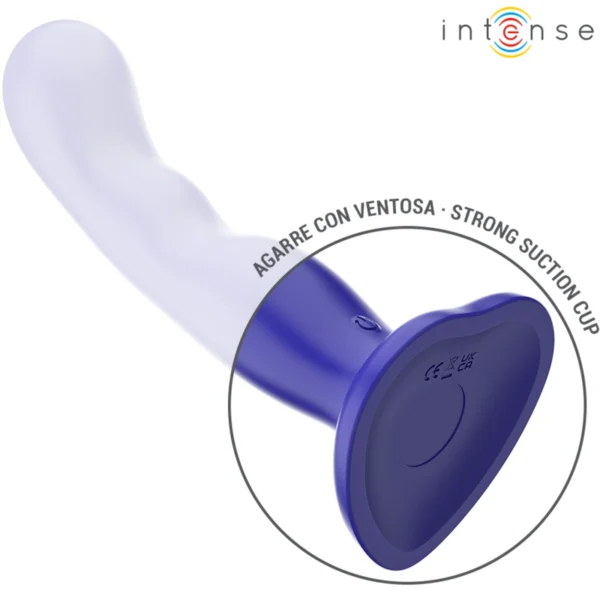 Intense - Vibratore Shorty con Ventosa Telecomando Blu 6 Intense - Vibratore Shorty con Ventosa Telecomando Blu 6