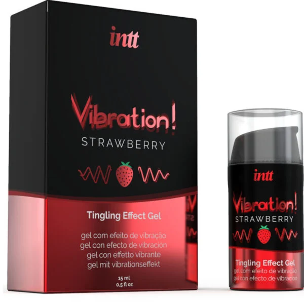 Intt - Potente Gel Vibrante Liquido Stimolante Intimo Fragola 15 ml 2 Intt - Potente Gel Vibrante Liquido Stimolante Intimo Fragola 15 ml 2