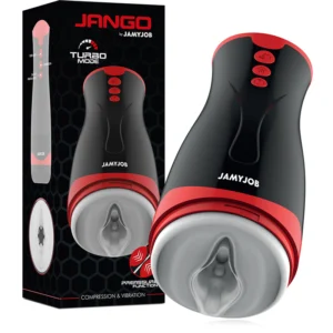 Jamyjob - Masturbatore a Compressione e Vibrazione Jango Jamyjob - Masturbatore a Compressione e Vibrazione Jango