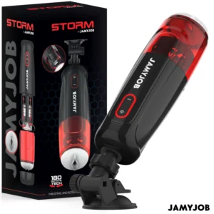 Jamyjob - Storm Masturbatore Vaginale Automatico con 10 Modalità, Rotazione e Spinta Jamyjob - Storm Masturbatore Vaginale Automatico con 10 Modalità, Rotazione e Spinta