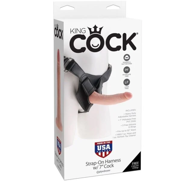 King Cock - Imbracatura per Cazzo King con Pene Realistico 17,8 cm King Cock - Imbracatura per Cazzo King con Pene Realistico 17,8 cm