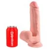 King Cock Plus - Dildo Realistico a Tripla Densità con Testicoli Oscillanti 30 cm Carne King Cock Plus - Dildo Realistico a Tripla Densità con Testicoli Oscillanti 30 cm Carne