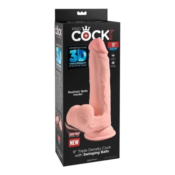 King Cock Plus - Dildo Realistico a Tripla Densità con Testicoli Oscillanti 30 cm Carne 6 King Cock Plus - Dildo Realistico a Tripla Densità con Testicoli Oscillanti 30 cm Carne 6