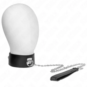 Kink - Collana con Cintura 65 cm con Cinturino Largo Nero Regolabile 33,5-41 cm X 5 cm