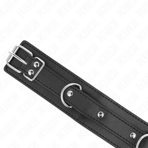 Kink - Collana con Guinzaglio 65 cm Modello 3 Anelli 1 Regolabile 38-49 cm X 5 cm 5 Kink - Collana con Guinzaglio 65 cm Modello 3 Anelli 1 Regolabile 38-49 cm X 5 cm 5