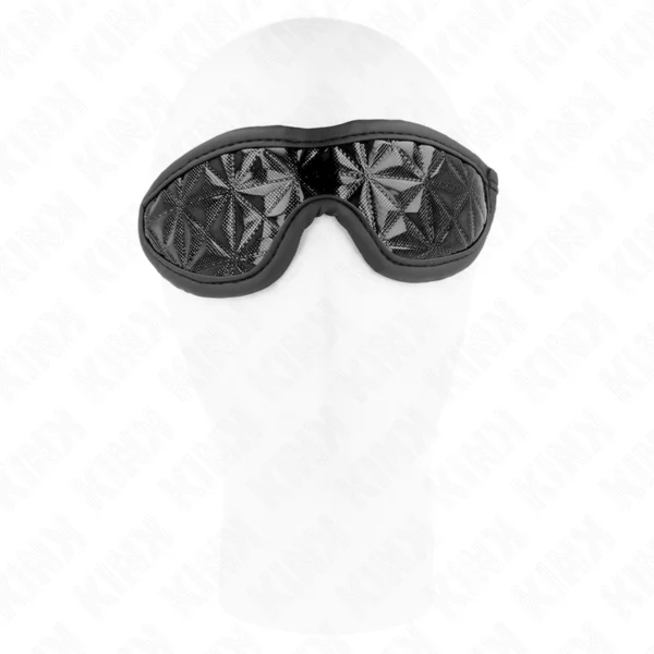 KINK - FASCIA CON MOTIVO A DIAMANTI NERO 20,5 x 6 CM 3