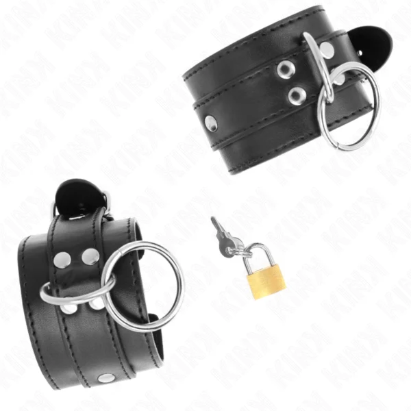 Kink - Fermapolso con Bloccaggio O-Ring Nero Regolabile 20-28 cm X 5,5 cm 3 Kink - Fermapolso con Bloccaggio O-Ring Nero Regolabile 20-28 cm X 5,5 cm 3