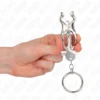 Kink - Morsetti per Capezzoli con O-Ring Trifoglio Giapponese Argento 4