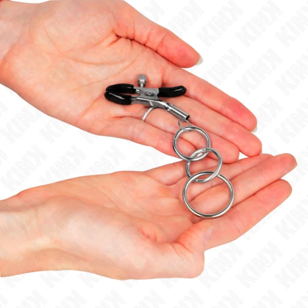 Kink - Morsetto per Capezzolo con 3 O-Ring 6 cm 3