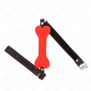 KINK - OSSO ROSSO 12 CM BAVAGLIO 63 x 2 CM KINK - OSSO ROSSO 12 CM BAVAGLIO 63 x 2 CM