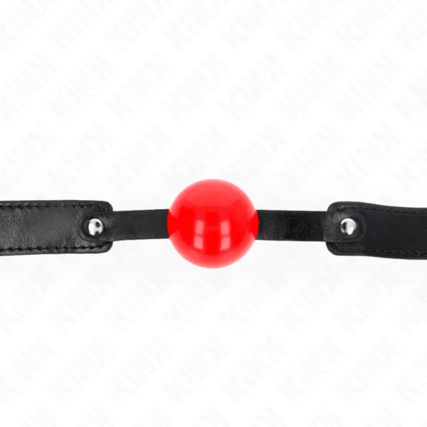 KINK - PALLA MORBIDA IN TPE 4 CM MODELLO GAG 1 66 x 2,5 CM REGOLABILE 41-61 CM 4 KINK - PALLA MORBIDA IN TPE 4 CM MODELLO GAG 1 66 x 2,5 CM REGOLABILE 41-61 CM 4