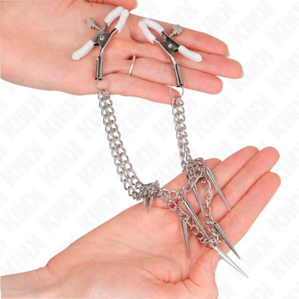 KINK - PINZE PER CAPEzzoli CON CATENE A SPUNTE 30 CM 3 KINK - PINZE PER CAPEzzoli CON CATENE A SPUNTE 30 CM 3