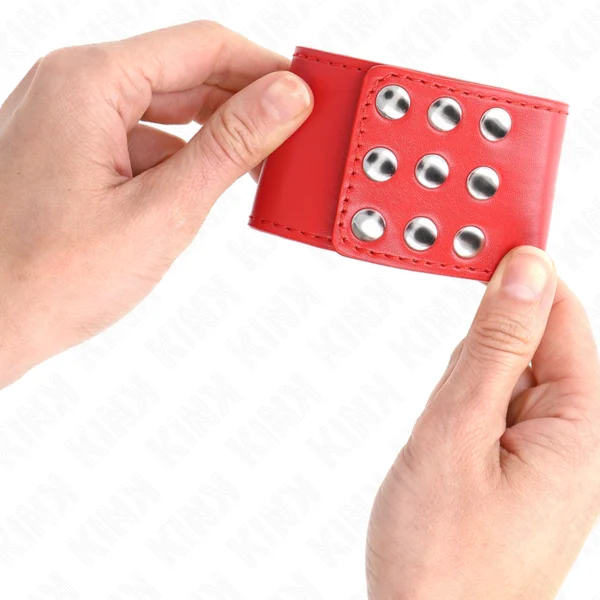 Kink - Resistenza da Polso con Chiusura a Scatto Rosso Regolabile 19-24 cm X 5,5 cm 4 Kink - Resistenza da Polso con Chiusura a Scatto Rosso Regolabile 19-24 cm X 5,5 cm 4