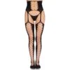 Leg Avenue - 1968 Calze con Cintura Giarrettiera Inclusa Nere - Taglia Unica