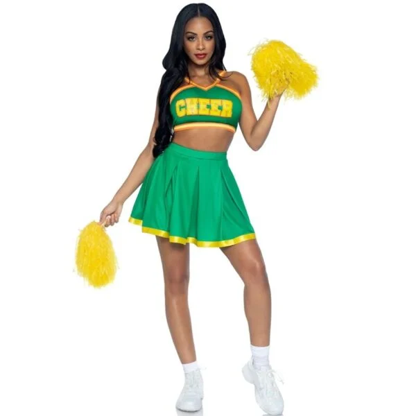 Leg Avenue - Costume Cheerleader Verde S/M Leg Avenue - Costume Cheerleader Verde S/M