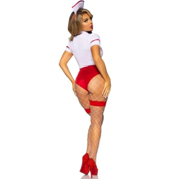 Leg Avenue - Costume da Infermiera Sexy Rosso/Bianco S 8 Leg Avenue - Costume da Infermiera Sexy Rosso/Bianco S 8