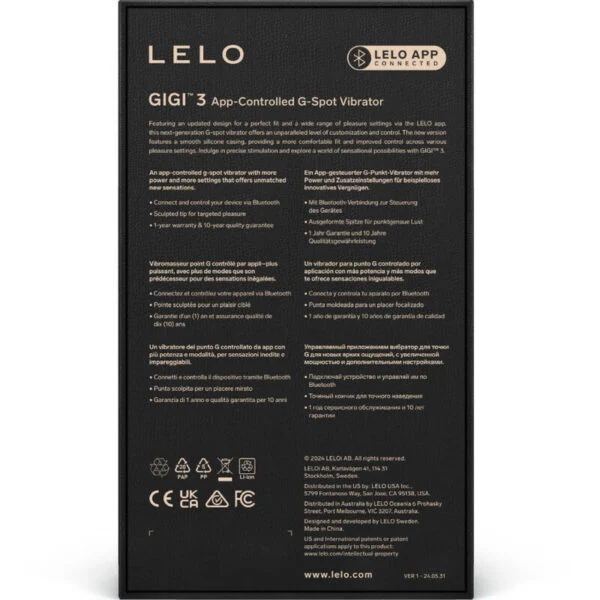 Lelo - Gigi™ 3 Vibratore G-Spot Rosa 4