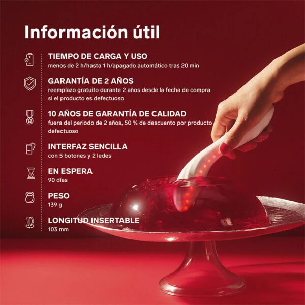 Lelo - Mona Spectra Massaggiatore Intimo a Luce Rossa Ricaricabile e Controllabile Tramite App 7 Lelo - Mona Spectra Massaggiatore Intimo a Luce Rossa Ricaricabile e Controllabile Tramite App 7
