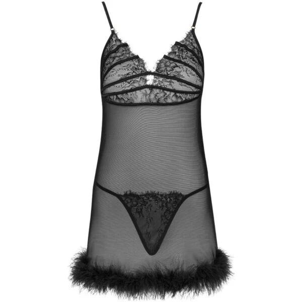 Livco Corsetti Fashion - Set Zerunam Babydoll + Perizoma Nero 3 Livco Corsetti Fashion - Set Zerunam Babydoll + Perizoma Nero 3