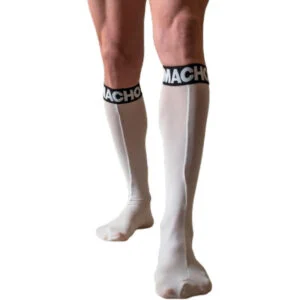 Macho - Calzini Sottili Taglia Unica Bianco Macho - Calzini Sottili Taglia Unica Bianco