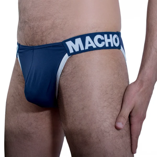 Macho - Mch011 Slip Laterale Blu Scuro S 2