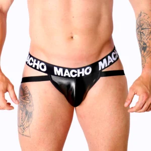 Macho - Mx25Nc Jock Nero Pelle S Macho - Mx25Nc Jock Nero Pelle S