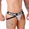 Macho - Mx26X1 Jock Grid Bianco S 2 Macho - Mx26X1 Jock Grid Bianco S 2