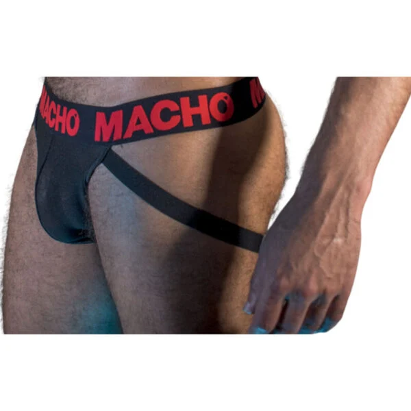 Macho - Mx26X2 Jock Nero/Rosso S 2 Macho - Mx26X2 Jock Nero/Rosso S 2