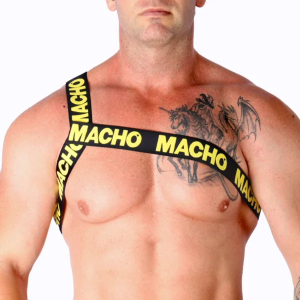 Macho - Pettorina Romana Gialla L/XL Macho - Pettorina Romana Gialla L/XL