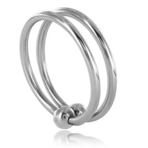 Metal Hard - Anello Doppio Acciaio 30Mm