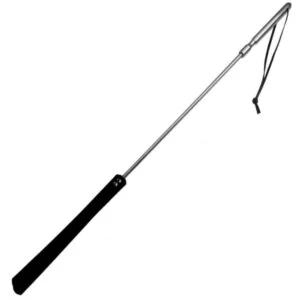 Metal Hard - Frusta Metallo Originale in Cuoio 70Cm