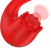 Mia - Selena Stimolatore Vibrante + Tapping Rosso 6