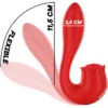 Mia - Selena Stimolatore Vibrante + Tapping Rosso 7