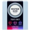 Mister Size - Campione Confezione Preservativi Misura 60-64-69 mm (3 Unità) Mister Size - Campione Confezione Preservativi Misura 60-64-69 mm (3 Unità)
