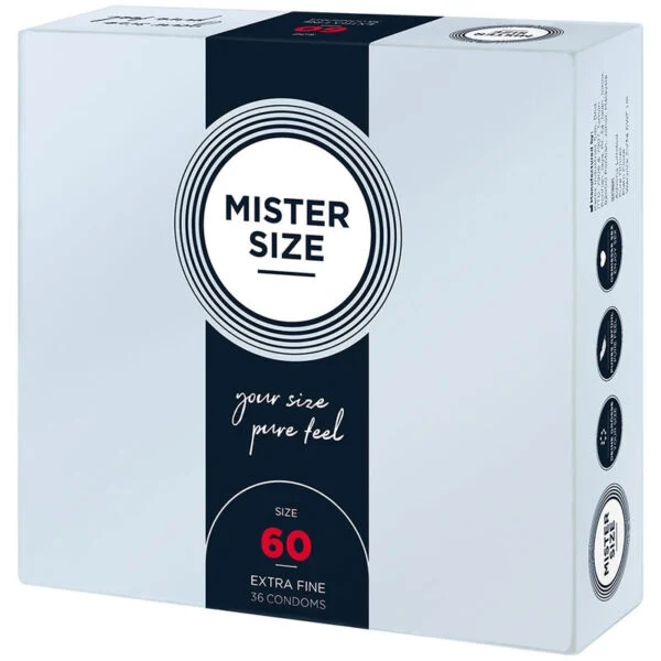 Mister Size - Preservativo Taglia XL 60 mm (36 Unità) 2 Mister Size - Preservativo Taglia XL 60 mm (36 Unità) 2